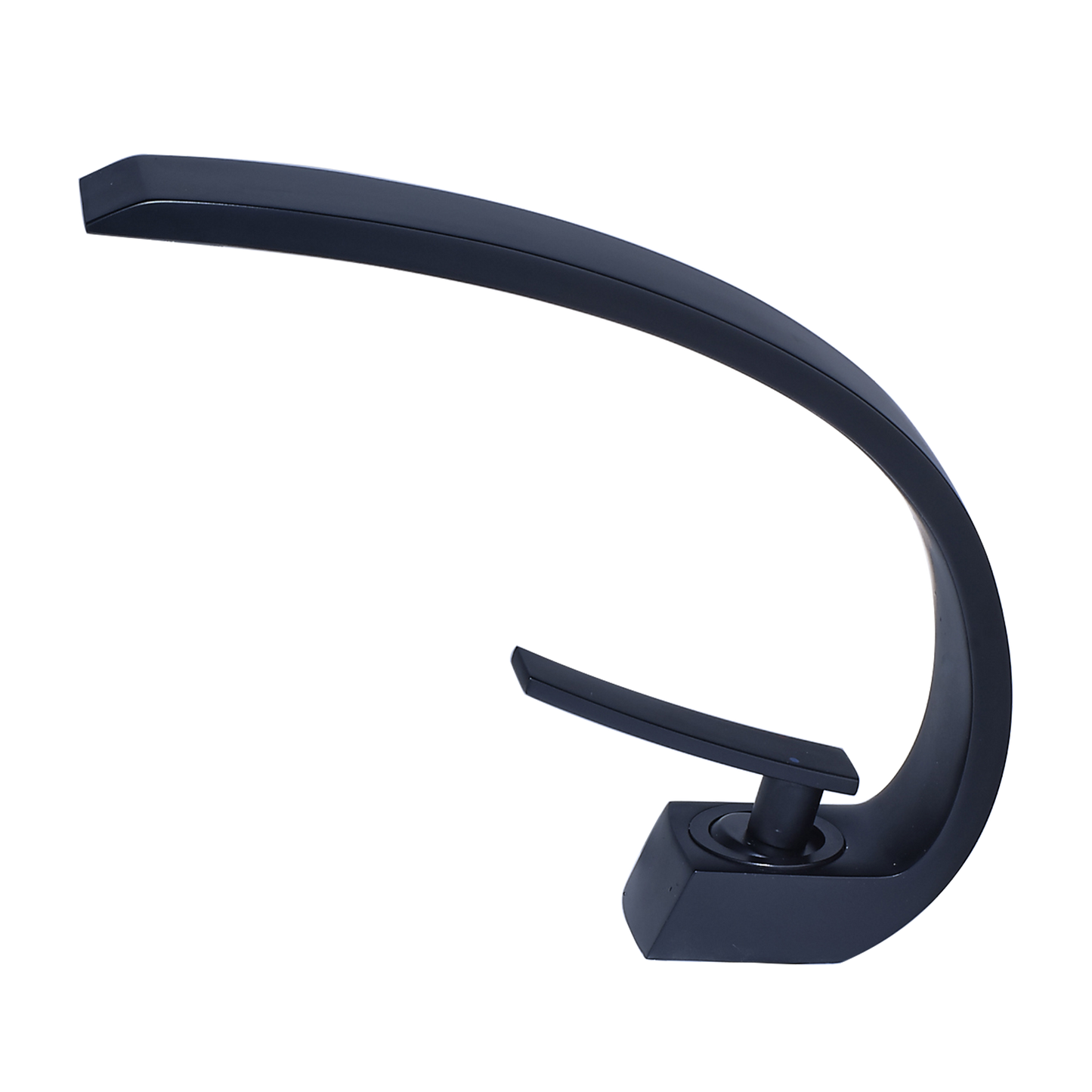 Black Bathroom Faucet, Brushed Black Faucet for Bathroom Sink, Black Single Hole Bathroom Faucet Modern Single Handle Vanity Basin Faucet