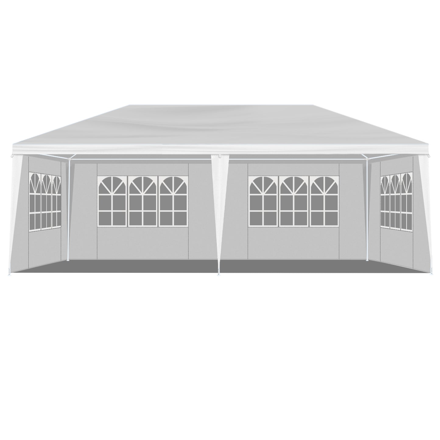 10*20FT Wedding Tent with 4 Removable Sidewalls,Outdoor Use for Party,Wedding,Marketplace