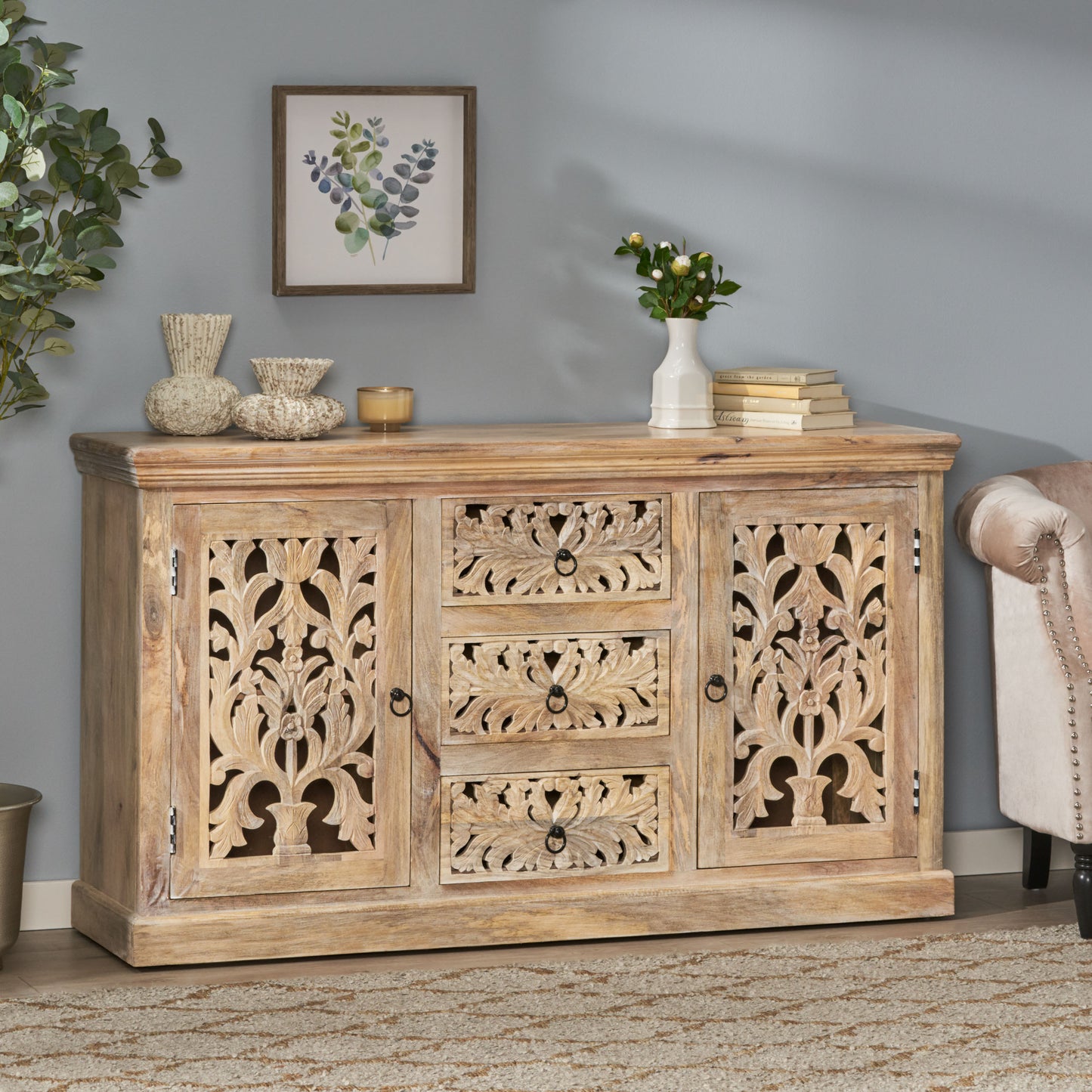 3 DRAWER SIDEBOARD
