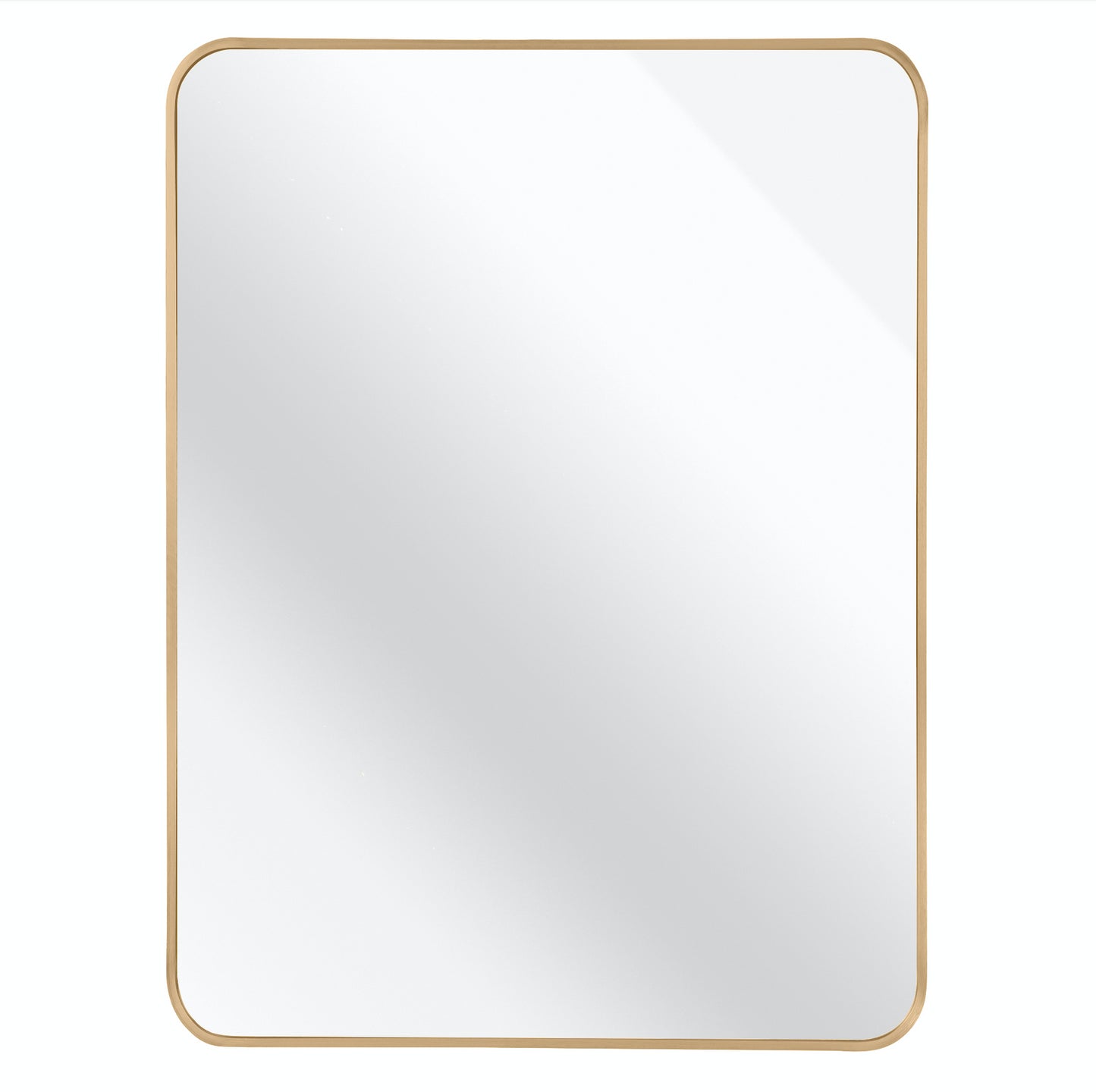 Gold 30 'x40' Rectangular Bathroom Wall Mirror