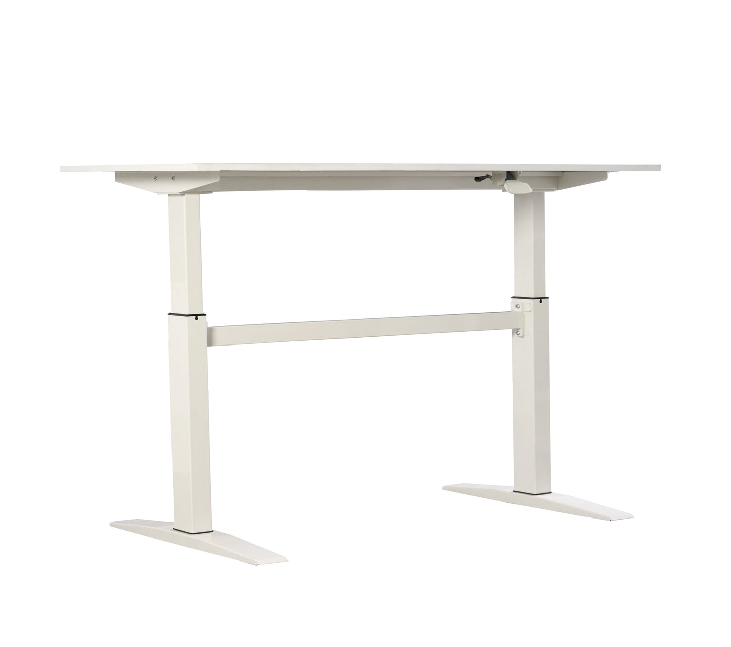 47' Tech Desk Standing and Adjustable Desk In White