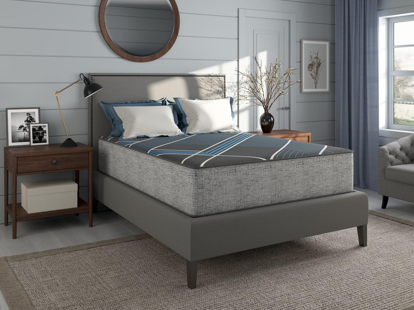 TempaGel by Restonic 13' Smooth Top, Lux Firm Mattress, Twin