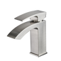 Brushed Nickel Bathroom Faucet,Faucet for Bathroom Sink, Single Hole Bathroom Faucet Modern Single Handle Vanity Basin Faucet