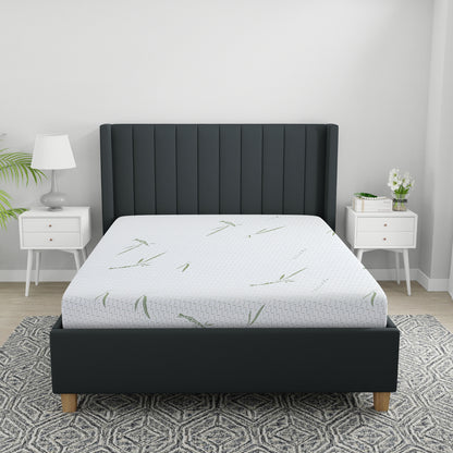 8-Inch Dual Layer Memory Foam Mattress with Bamboo Infused Cover - Full