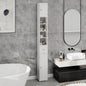 Tall Slim Bathroom Storage Cabinet, 71' Freestanding Bathroom Cabinet with 1 Drawer, 2 Doors and 4 Adjustable Shelves-White