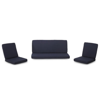 CAROLINA CLUB CHAIR & LOVESEAT CUSHION SET, NAVY, (2sets 63513.00 CUSHION SET+1set 63308.00 CUSHION SET)