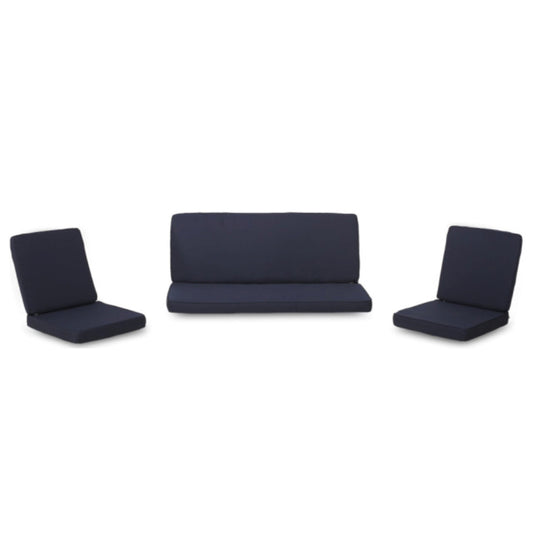 CAROLINA CLUB CHAIR & LOVESEAT CUSHION SET, NAVY, (2sets 63513.00 CUSHION SET+1set 63308.00 CUSHION SET)