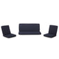 CAROLINA CLUB CHAIR & LOVESEAT CUSHION SET, NAVY, (2sets 63513.00 CUSHION SET+1set 63308.00 CUSHION SET)