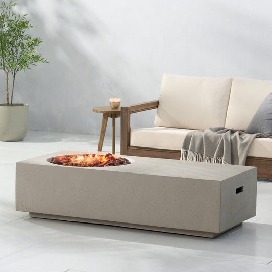 RECTANGLE 14.75' MGO FIRE PIT - 50 000 BTU