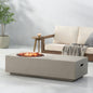 RECTANGLE 14.75' MGO FIRE PIT - 50 000 BTU