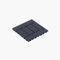 H Style 12' Patio Deck Tiles, DIY Module Interlocking Decking Tiles Floor Tile,Easy and Quick Installation Court Tiles for Porch Poolside Balcony Backyard 44pcs DARK GRAY