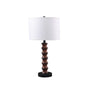 27.5' In Coastal Littoral Wood Insp Modern Table Lamp