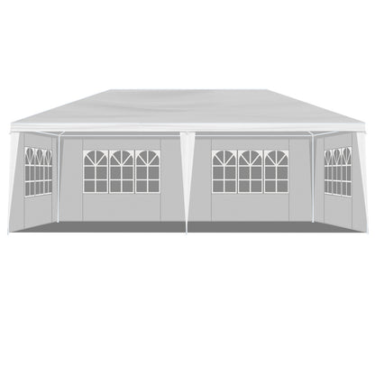 10*20FT Wedding Tent with 4 Removable Sidewalls,Outdoor Use for Party,Wedding,Marketplace