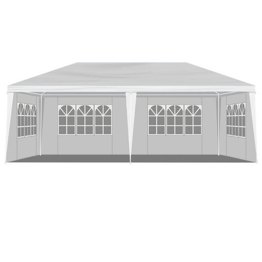 10*20FT Wedding Tent with 4 Removable Sidewalls,Outdoor Use for Party,Wedding,Marketplace