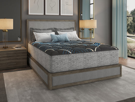 Restonic Comfort Care 14' Hybrid Mattress, Individual Pocketed Coil Mattress , Firm Comfort, California King