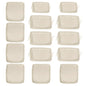 Cushion Covers for 7 Pcs (6-Seaters) Wicker Rattan Sectional Sofa,  14Pack Cushion Slipcovers Set Seat and Back,Outdoor Cushion Slipcover with Zipper, Khaki(Only Cover) Beige