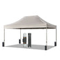 TREXM 10x15 Pop Up Canopy Tent, Heavy Duty Party Tent with 4 Sidewalls UV Waterproof Protection, 3 Height Adjustable Outdoor Canopy Tent for Weddings, Events, and Backyard Gatherings, Khaki