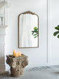 24' x 42' Gold Arch Mirror, Baroque Inspired Wall Decor for Bathroom Bedroom Living Room