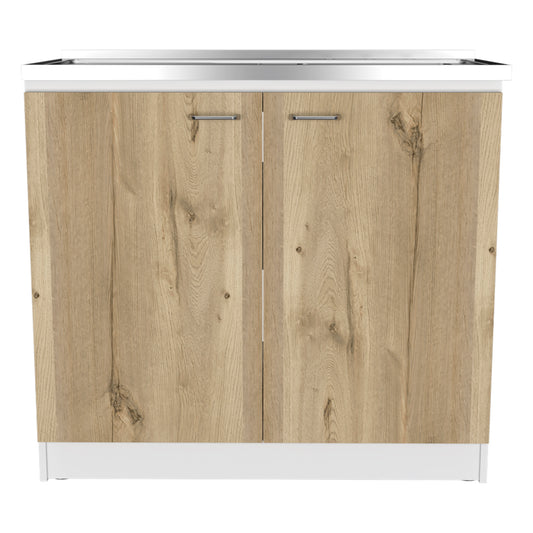 Utility Sink Vernal, Kitchen, White / Light Oak