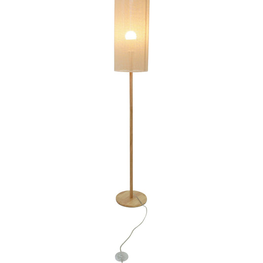 Height Floor Lamp, Modern Standing Light for Living Room, Bedroom & Study Area Lighting,Vialux Floor Lamp - Oak and Natural 110-120V