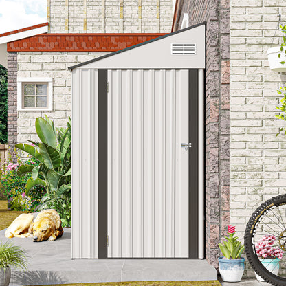 Campcraft Optional two-color storage shed, single hinge door, solid structural design, good ventilation, surface with protective film, and suitable for various scenarios
