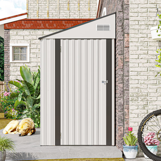 Campcraft Optional two-color storage shed, single hinge door, solid structural design, good ventilation, surface with protective film, and suitable for various scenarios