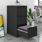 3 Drawer File Cabinet with Lock,Two Drawer Filing Cabinet,Vertical Metal File Cabinet for Home Office Organizer Storage Cabinet Fit Letter/A4/Legal Size File