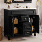 36'' Bathroom Vanity with Top Sink, Modern Bathroom Storage Cabinet with 2 Soft Closing Doors and 2 Drawers, Single Sink Bathroom Vanity