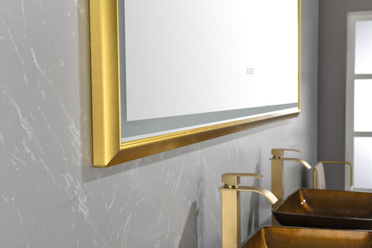 96in. W x 48 in. H  LED Lighted Bathroom Wall Mounted Mirror with High Lumen+Anti-Fog Separately Control

bedroom full-length mirror  bathroom led mirror  hair salon mirror