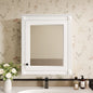24'' x 27'' Wall Mounted Bathroom Storage Cabinet with Mirror, Medicine Cabinet with Height Adjustable Shelf, Over the Toilet Space Saver Cabinet