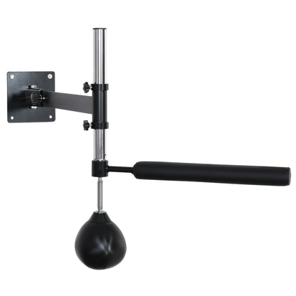 Soozier Lightweight Fast-Reflexes Speed Bag Boxing Punching Bag Wall Mount Height Adjustable, MMA, Martial Arts, and Boxing Equipment for Training at Home, Heavy-Duty, 9' H x 7' Dia.