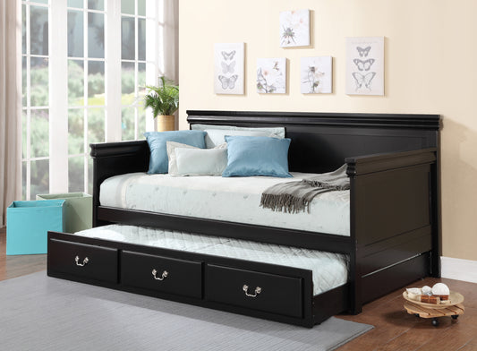 Bailee Black Finish Daybed (Twin)
