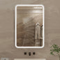 24 X 36 Rectangular Framed Dimmable Anti-Fog LED Wall Bathroom Vanity Mirror Lighted Mirror