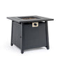 28-inch Iron Square Propane Fire Pit Table