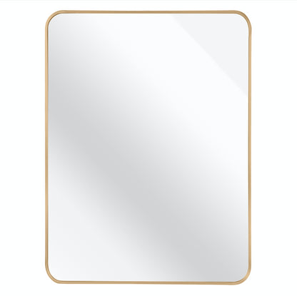 Gold 30 'x40' Rectangular Bathroom Wall Mirror