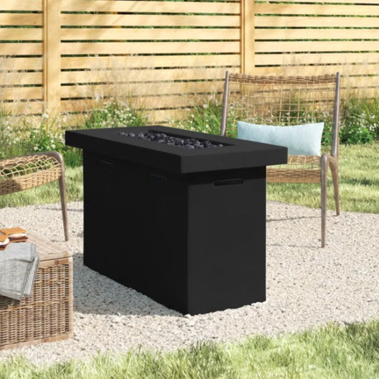 25' H x 42' W Fiber Reinforced Concrete Propane Outdoor Fire Pit Table