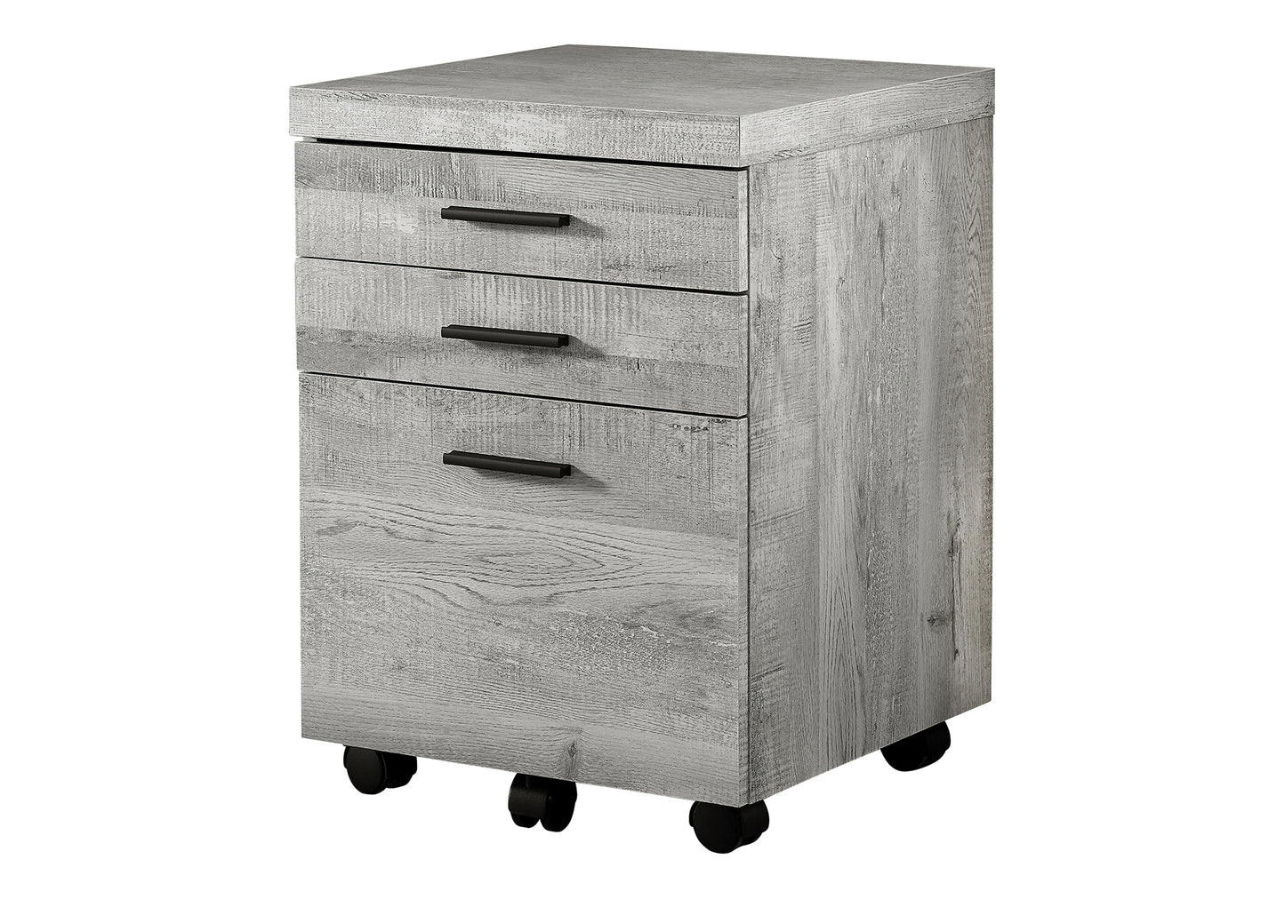 File Cabinet, Rolling Mobile, Storage Drawers, Printer Stand, Office, Work, Grey Laminate, Contemporary, Modern