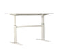 47' Tech Desk Standing and Adjustable Desk In White