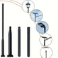 Splicing Lamp Poles, Street Light Pole, Metal Street Lamp Post for Outdoor Lights, Solar Lights Poles with Base Accessory for Porch, Patio, Street, Backyard, Exterior House, 10.1ft Tall