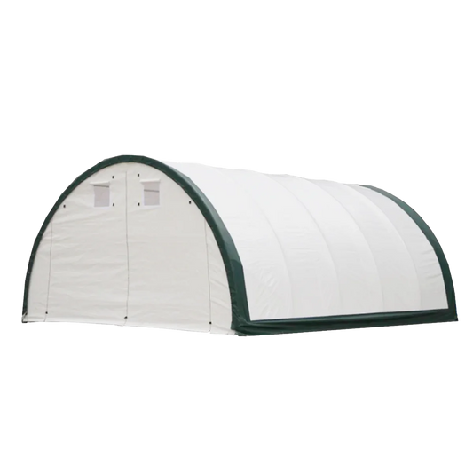 Single Truss Arch Storage Shelter W20'xL30'xH12' 11oz PE