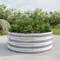 32.08'*11.4' Tall Round Raised Garedn Bed,Metal Raised Beds for Vegetables, Outdoor Garden Raised Planter Box, Backyard Patio Planter Raised Beds for Flowers, Herbs, Fruits Black