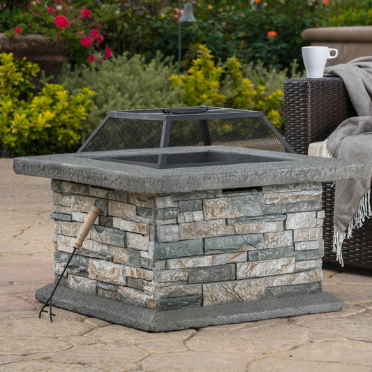 28' SQUARE MGO FIRE PIT