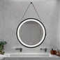 24inch Bathroom Led Classy Vanity Mirror with focused backplane,Black aluminum alloy frame,High Lumen,Dimmable Touch,Wall Switch Control, Anti-Fog ,CRI 95 Adjustable 3000K-4500K-6000K ,IP54 Waterproof