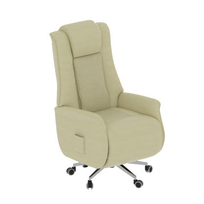 Office chair with foot rest,Automatic Executive Comfy Office Chair, Electric Recliner Chair, High-Back Power Office Chair, Ergonomic Big and Tall Office Chair w/Footrest, Microfiber Desk Chair