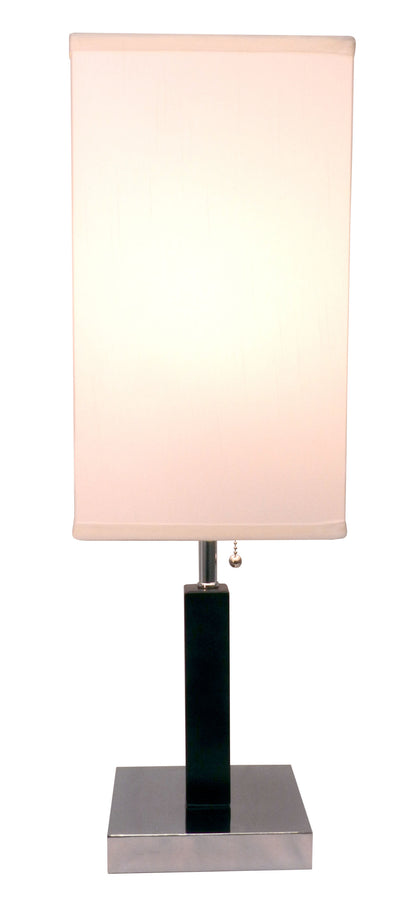 26'H BROWN SQUARE WOODEN TABLE LAMP (1PC/CTN) (0.92/5.55)