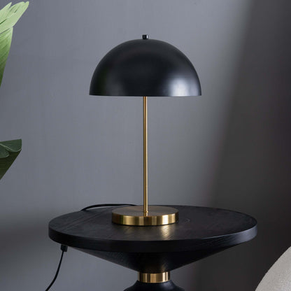 Modern Style Table Lamp Bedside Lamp Bedroom/Living Room Creative Nordic Simple Minimalist Desk Lamp, Stratos Table Lamp - Black outer - White inner 110~120V
