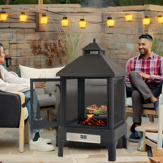 XOT036 Heavy Duty Garden Metal Outdoor heating furnace for backyard fir pit