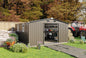 Campcraft 0.25mm color steel plate, surface protective film, Two daylight Windows, A practical and thoughtful gift,two colors can be freely selected storage sheds