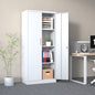 71'H Metal Garage Storage Cabinet, White Tool Steel Locking Cabinet with Doors and 3 Adjustable Shelves, Tall Cabinets for Garage Storage Systems Lockable File Cabinet for Home Office,Classroom,Pantry