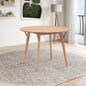 42.01 Inch Saving Place Table,Wooden Dining Table for 4 Persons,Modern Design Round Kitchen Table for Living Room,Apartment,Restaurant
